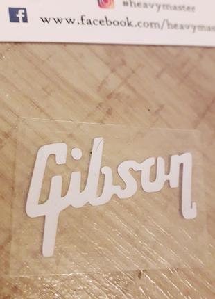 Логотип деколь Gibson лого НАКЛЕЙКА для электрогитары Les Paul...