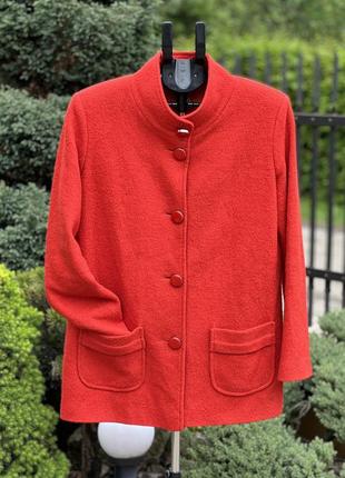Avalon collection яркое пальто пиджак блейзер шерсть/вискоза м...
