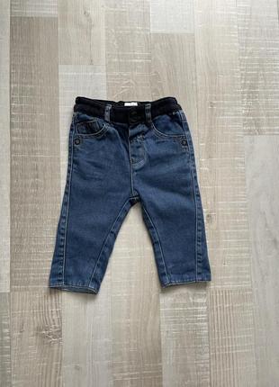 Плотные джинсы с трикотажной подкладкой