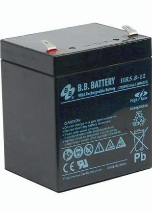 Аккумулятор BB Battery HR5.8-12 AGM