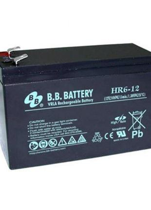 Аккумулятор BB Battery HR6-12 AGM