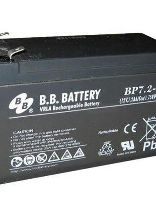 Аккумулятор BB Battery BP7,2-12 AGM