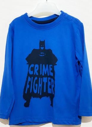Реглан batman, лонгслив бэтмен, футболка с длинным рукавом бет...