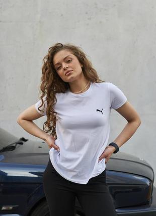 Женская футболка puma белая