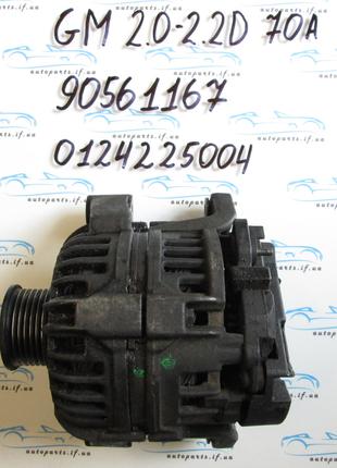 Генератор опель Астра G, opel Astra G 2.0DTI 90561164, 124225004