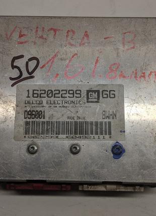 Блок управления двигателем БУД ЭБУ Opel Vectra-B 1.6 8v №50 16...
