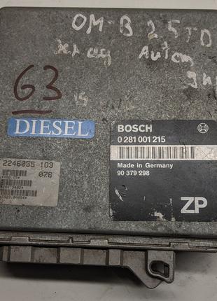 Блок управления двигателем Opel Omega-B 2.5TD №63 0281001215 9...