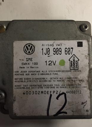 Блок управления airbag vw passat b-5 1j0909607 №12