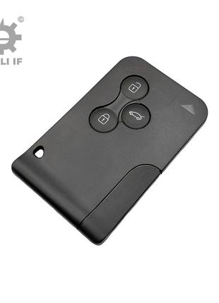Корпус ключа карты Меган 2 Рено 3 кнопки PCF7947
