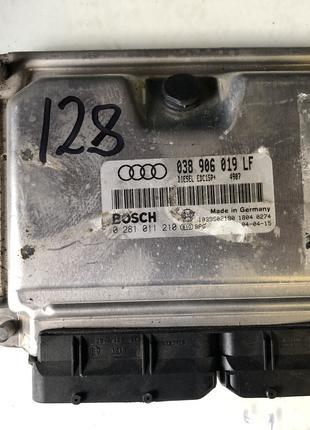 Блок управления двигателем ЕБУ Audi A4 B6 1.9TDI 038906019lf 0...