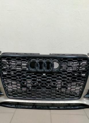 Передний бампер в сборе с решетками S Line Audi A7 4G8 4G8807437F