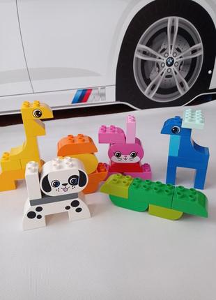 Lego duplo. набор животных.