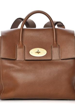 Шикарная номерная кожаная сумка рюкзак mulberry/100%кожа