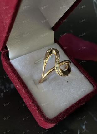 Дизайнерское кольцо «ti amo», медицинское золото, ювелирный сп...