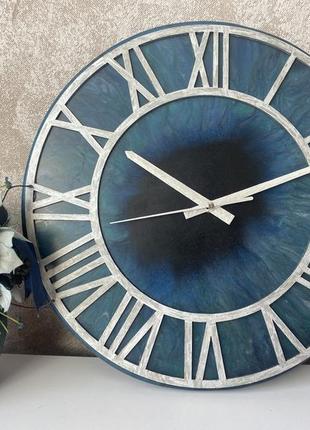 Часы с эпоксидной смолы «mental»  дизайнерские часы подарок