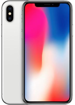 Б/У Смартфон Apple iPhone X 64GB Silver (MQAD2)