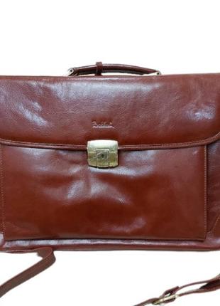 Мужской деловой кожаный портфель R20182