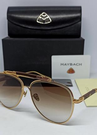 Maybach очки капли мужские солнцезащитные люксовые коричневый ...