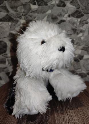 Мягкая игрушка щенок собака собачка бобтейл 22 см