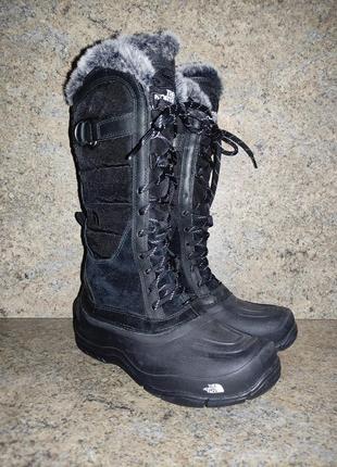 Крутые зимние термо сапоги ботинки the north face 23,5 см
