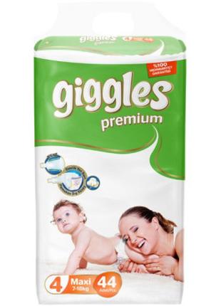 Подгузники Giggles Premium Maxi 7-18 кг 44 шт (8680131201600)