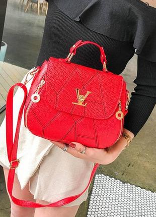 Женская модная сумка красная