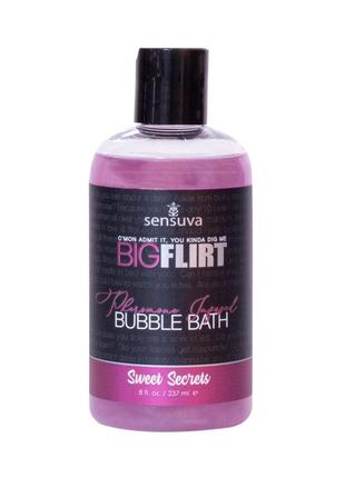 Піна для ванни Sensuva — Big Flirt Pheromone Bubble Bath — Swe...