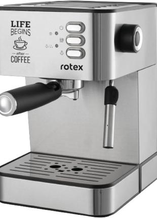 Кофеварка рожковая Rotex RCM750-S 850 Вт
