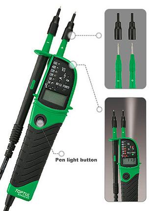 Тестер автомобільний універсальний TOPTUL з цифровим дисплеєм ...