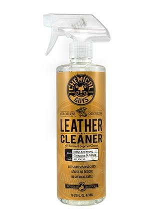 Преміумочисник для шкіри Chemical Guys LEATHER CLEANER, 473 мл