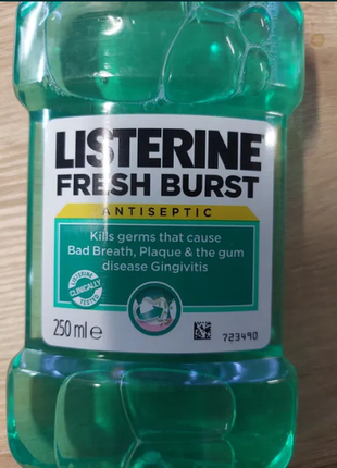 Listerine fresh burst 250ml ополаскиватель / ополаскиватель