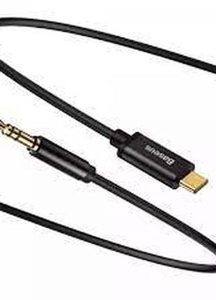 Cable AUX Baseus Yiven Type-C to 3.5 mini jack (1.2m) (black) ...