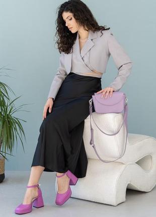Жіноча сумочка лавандового  кольору
