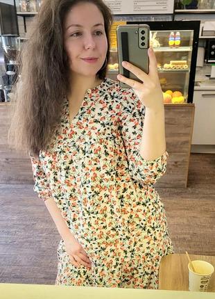 Стильне плаття у квіточку літо софт vovk україна вільного трап...