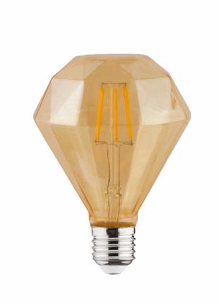 Лампа вінтажна світлодіодна "RUSTIC DIAMOND-4" 4W Filament led...