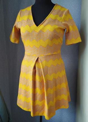Желтое платье asos95610