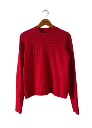 Reserved, красный, свитер, джемпер, кофта, с узором,