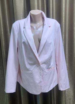 Пиджак Body Flirt нежного пудрового розового цвета Размер 2xl 3xl