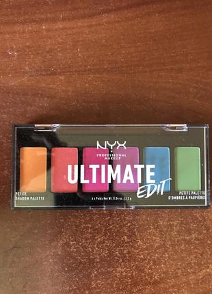 Тени для век nyx professional makeup ultimate edit pet shdw pa...