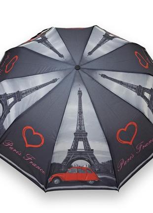 Женский зонтик полуавтомат на 10 спиц "france"