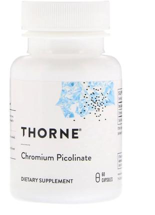 Хром пиколинат Thorne Research 500 мкг Chromium Picolinate 60 ...