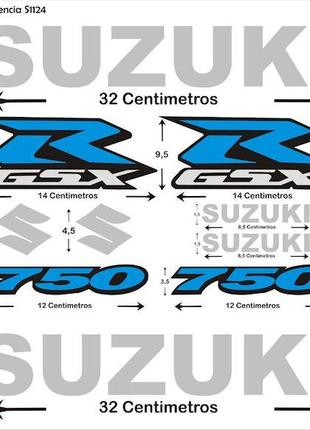 Виниловые наклейки " SUZUKI R GSX 750 "