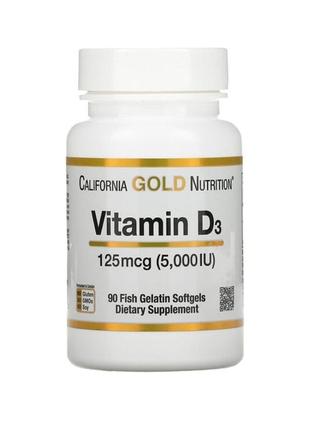 Вітамін d3 california gold nutrition

125 мкг (5000 мо)
