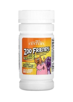 21st century, zoo friends з додаванням вітаміну c, апельсин, 6...