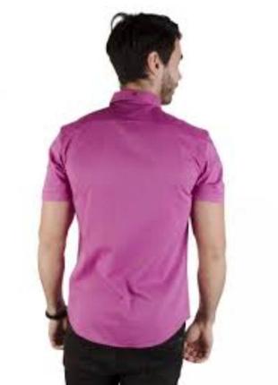 Рубашка мужская фирменная безрукавка короткий рукав ворот 43-44