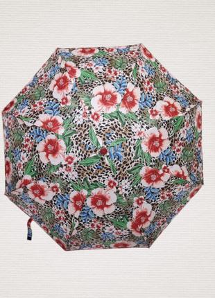 Зонт женский складной от дождя автомат Novel 1345 яркий цветоч...