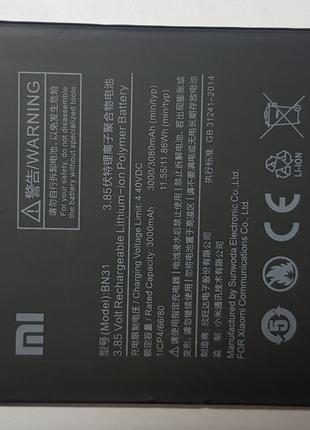 Аккумулятор Xiaomi BN31, Mi5X, Mi A1, Redmi note 5A