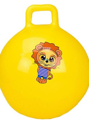 Мяч для фитнеса детский "гиря"  cb5505 55см (желтый)
