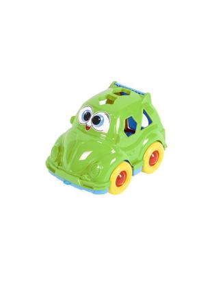 Детская игрушка жук-сортер orion 201or автомобиль (зеленый)