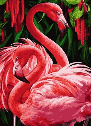 Картины по номерам "фламинго" 40*50 см